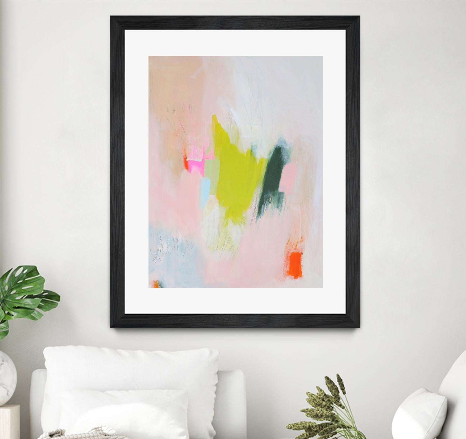 Lucia by Melissa Donoho on GIANT ART - pink abstracts, contemporary