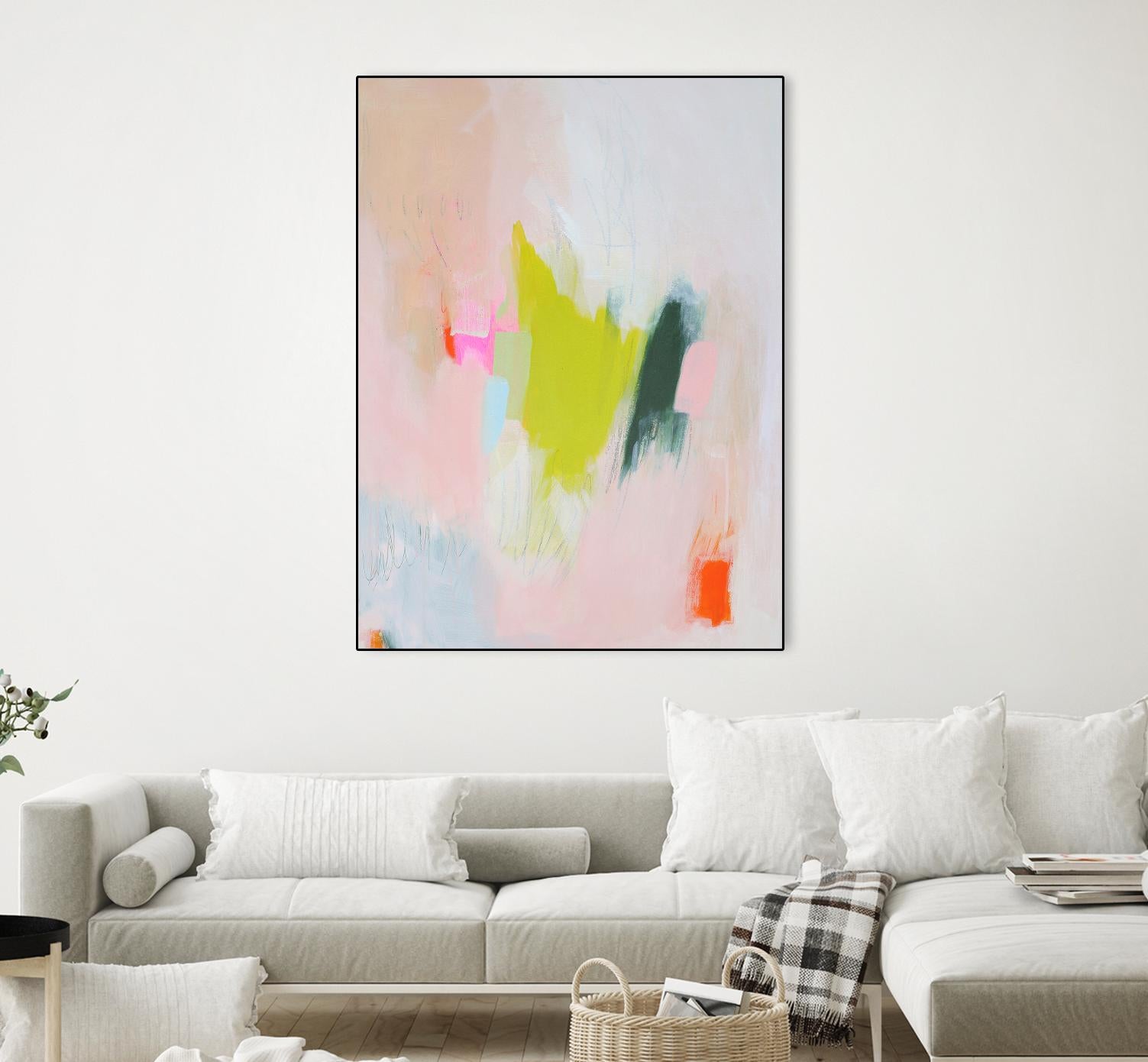 Lucia by Melissa Donoho on GIANT ART - pink abstracts, contemporary