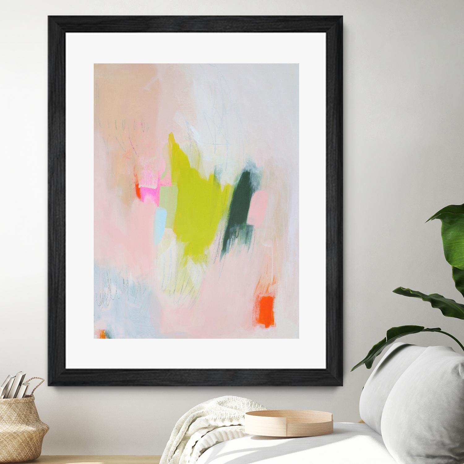 Lucia by Melissa Donoho on GIANT ART - pink abstracts, contemporary