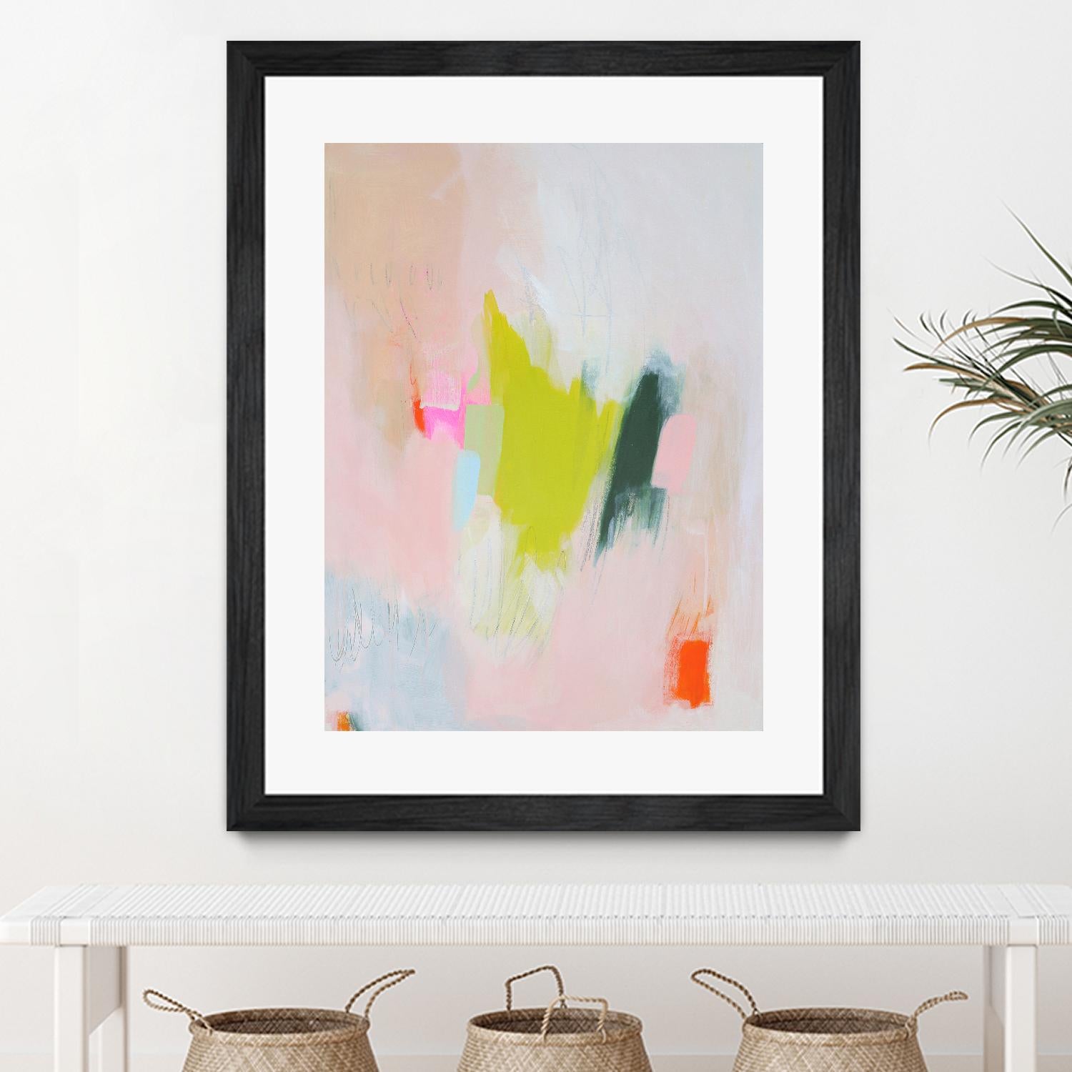 Lucia by Melissa Donoho on GIANT ART - pink abstracts, contemporary