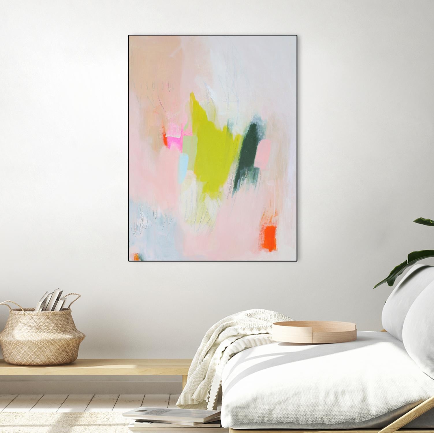 Lucia by Melissa Donoho on GIANT ART - pink abstracts, contemporary