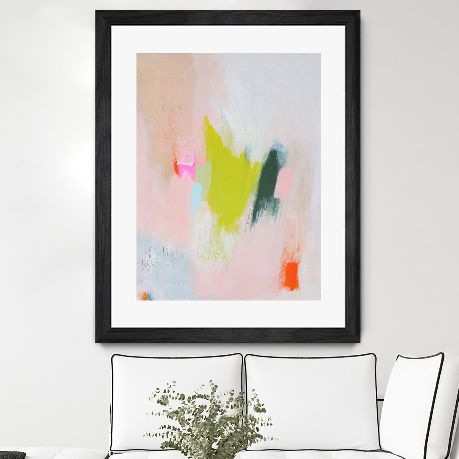 Lucia by Melissa Donoho on GIANT ART - pink abstracts, contemporary