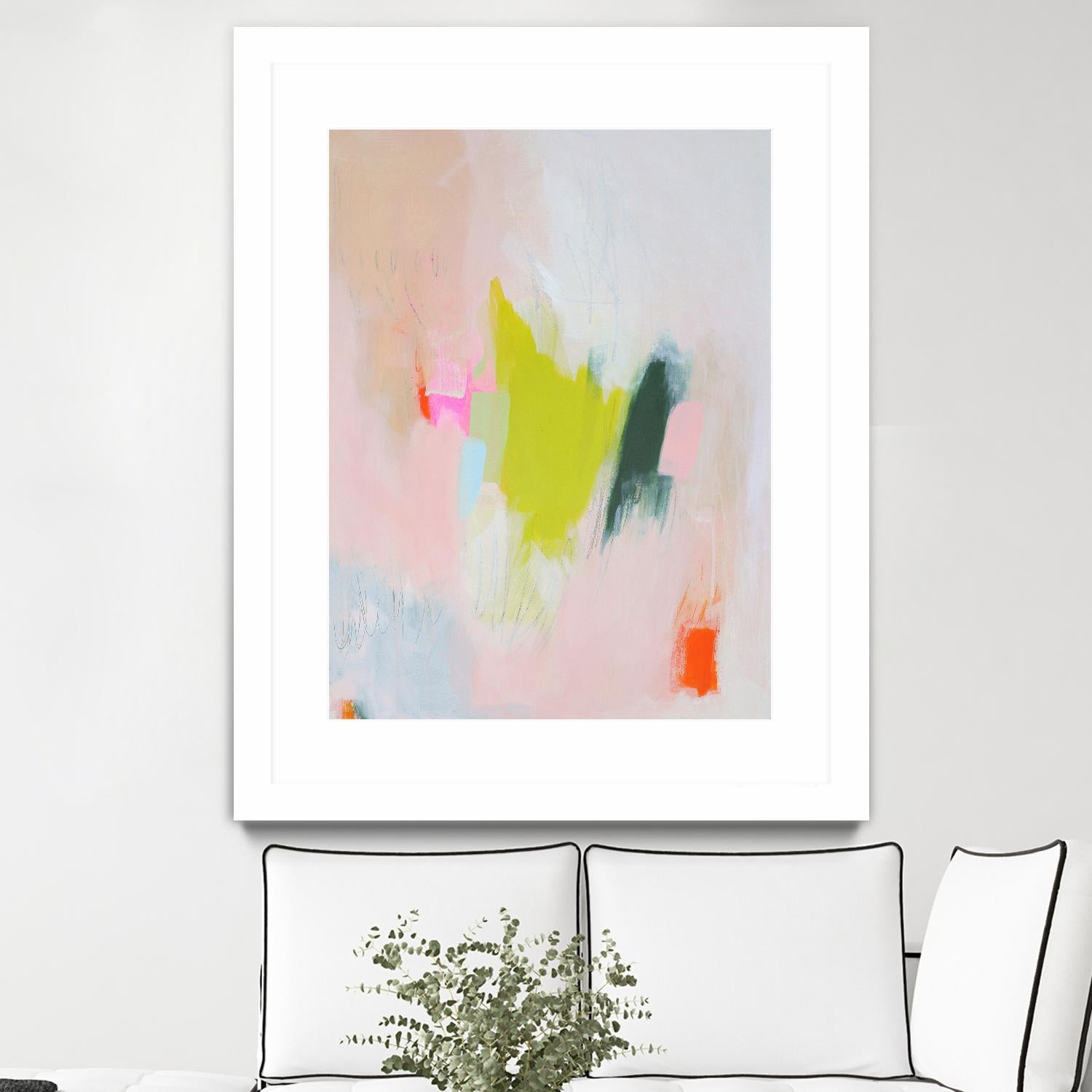 Lucia by Melissa Donoho on GIANT ART - pink abstracts, contemporary