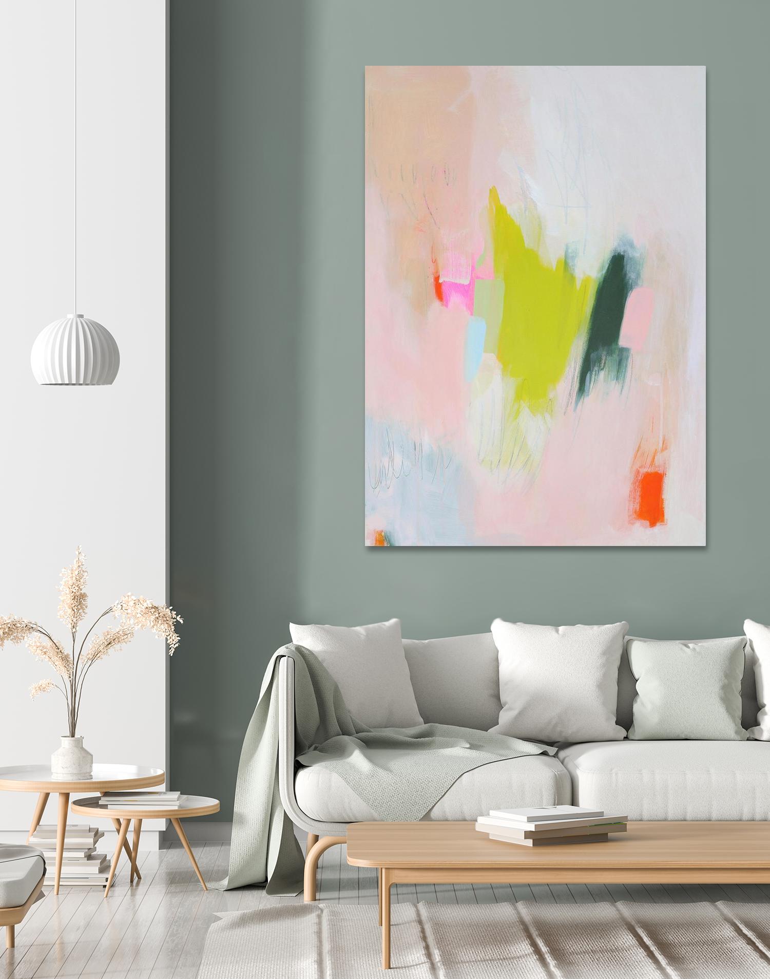 Lucia by Melissa Donoho on GIANT ART - pink abstracts, contemporary
