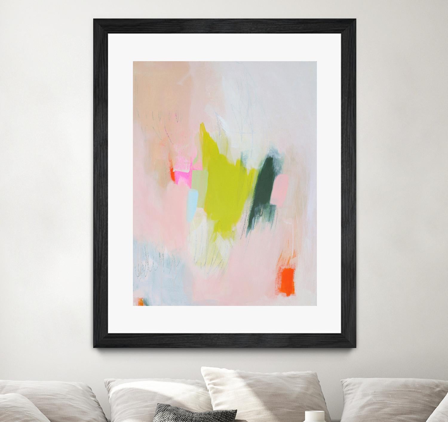 Lucia by Melissa Donoho on GIANT ART - pink abstracts, contemporary