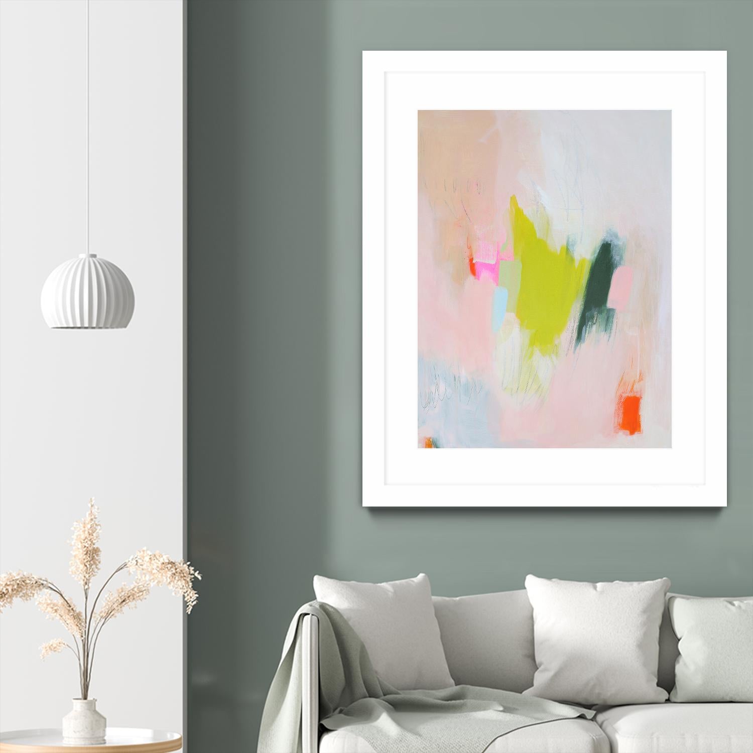 Lucia by Melissa Donoho on GIANT ART - pink abstracts, contemporary