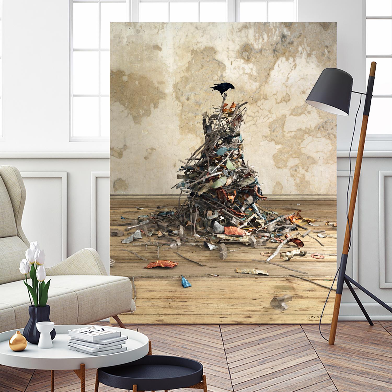 New Worth by Cynthia Decker on GIANT ART - multi contemporary, animals, urban/pop surrealism, birds