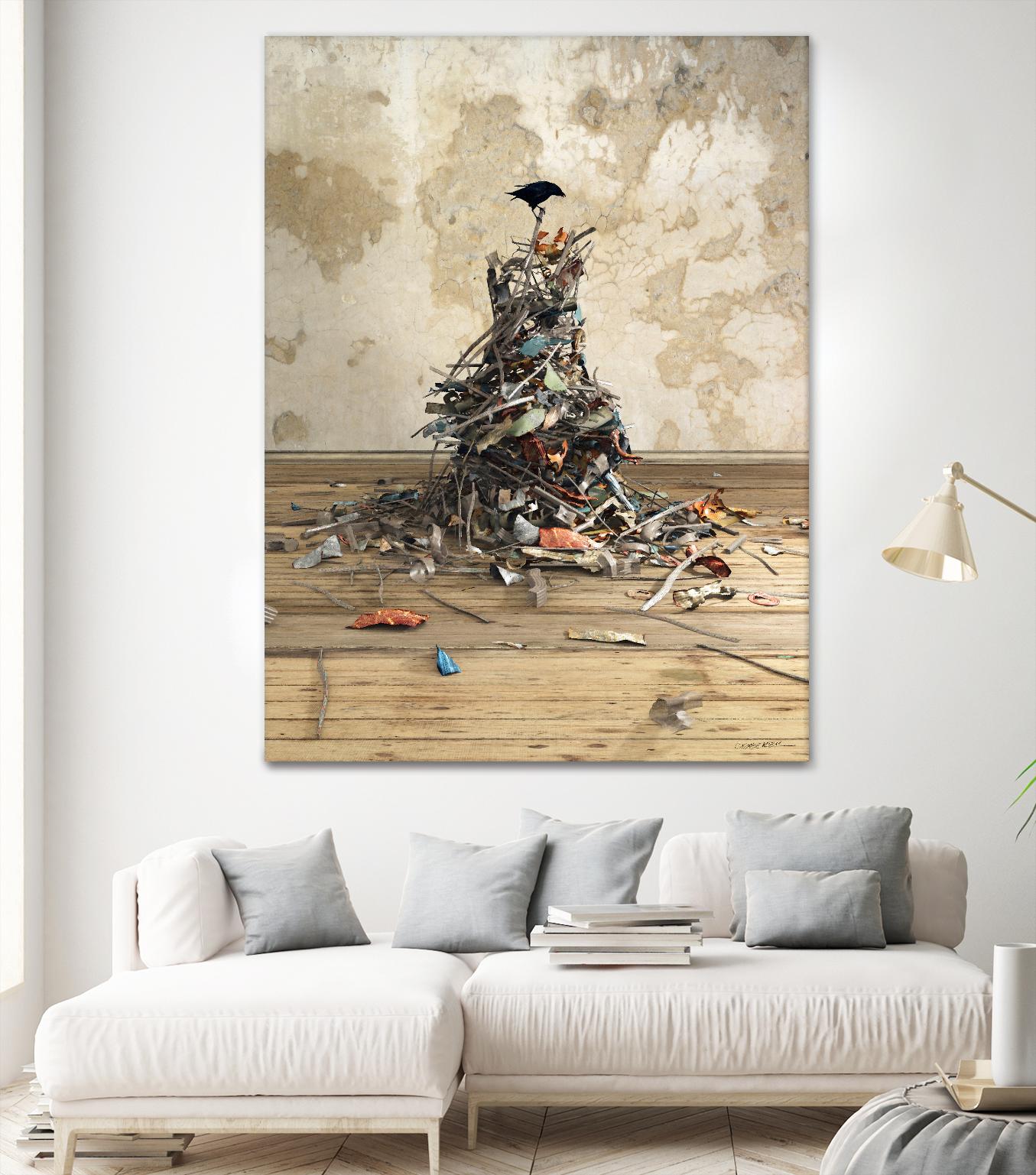 New Worth by Cynthia Decker on GIANT ART - multi contemporary, animals, urban/pop surrealism, birds