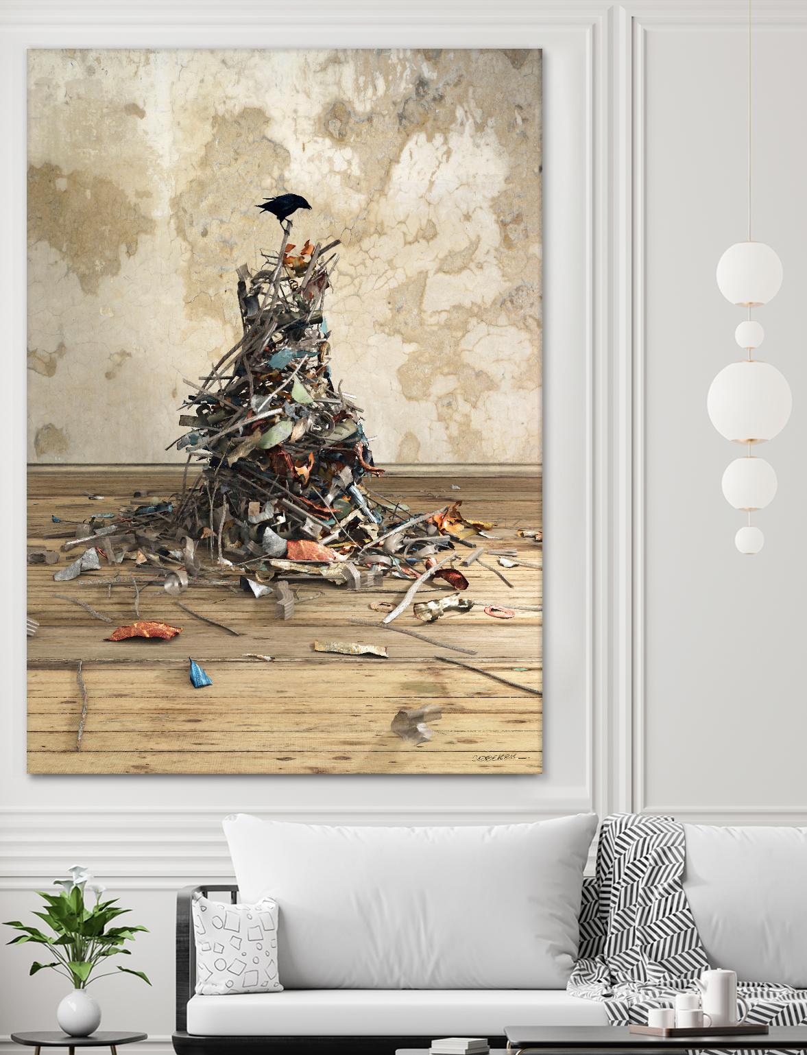 New Worth by Cynthia Decker on GIANT ART - multi contemporary, animals, urban/pop surrealism, birds