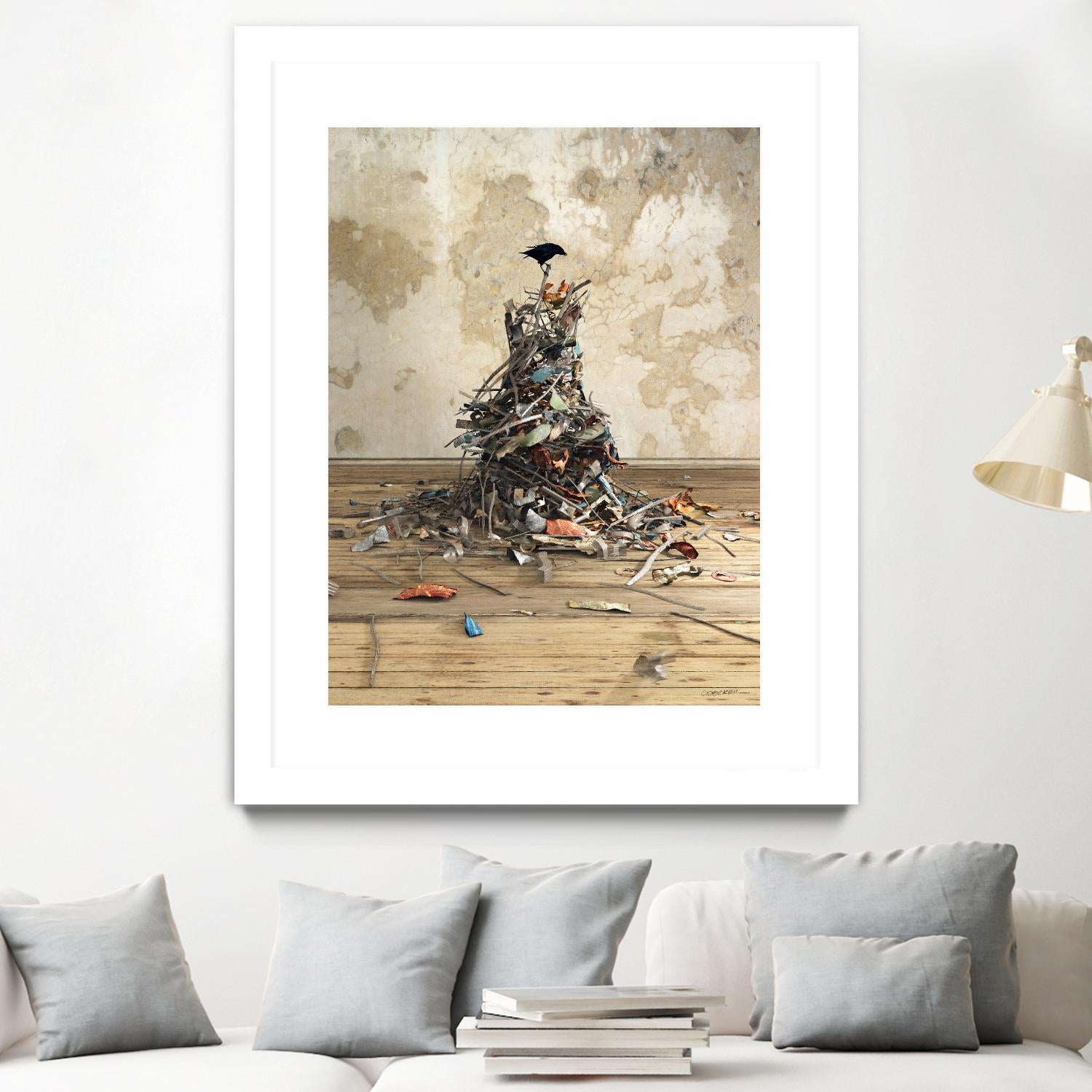 New Worth by Cynthia Decker on GIANT ART - multi contemporary, animals, urban/pop surrealism, birds