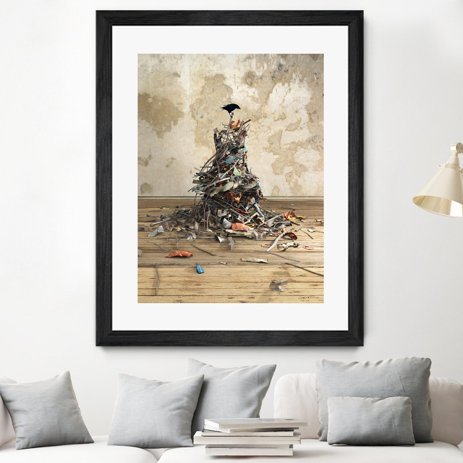 New Worth by Cynthia Decker on GIANT ART - multi contemporary, animals, urban/pop surrealism, birds