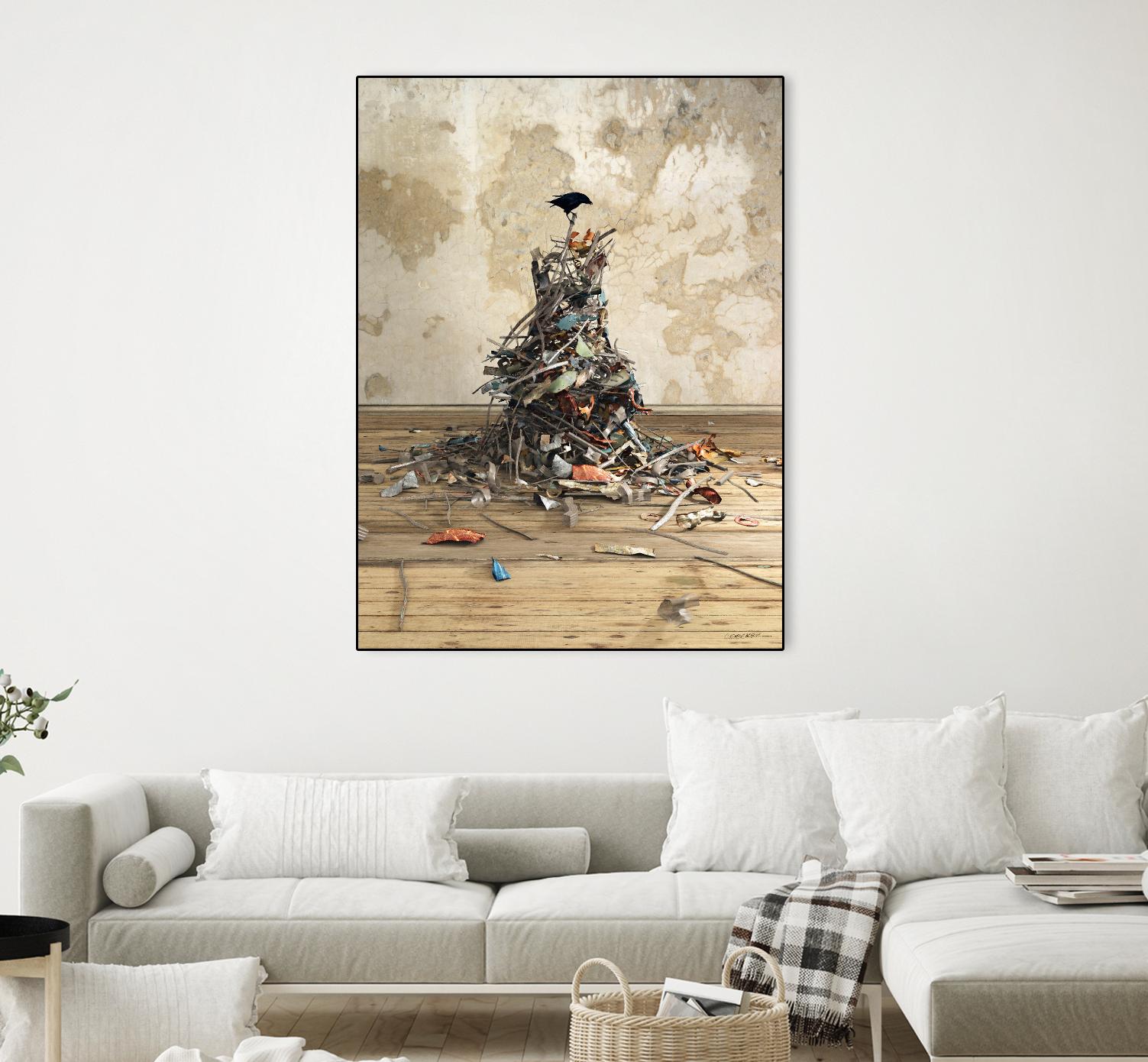 New Worth by Cynthia Decker on GIANT ART - multi contemporary, animals, urban/pop surrealism, birds