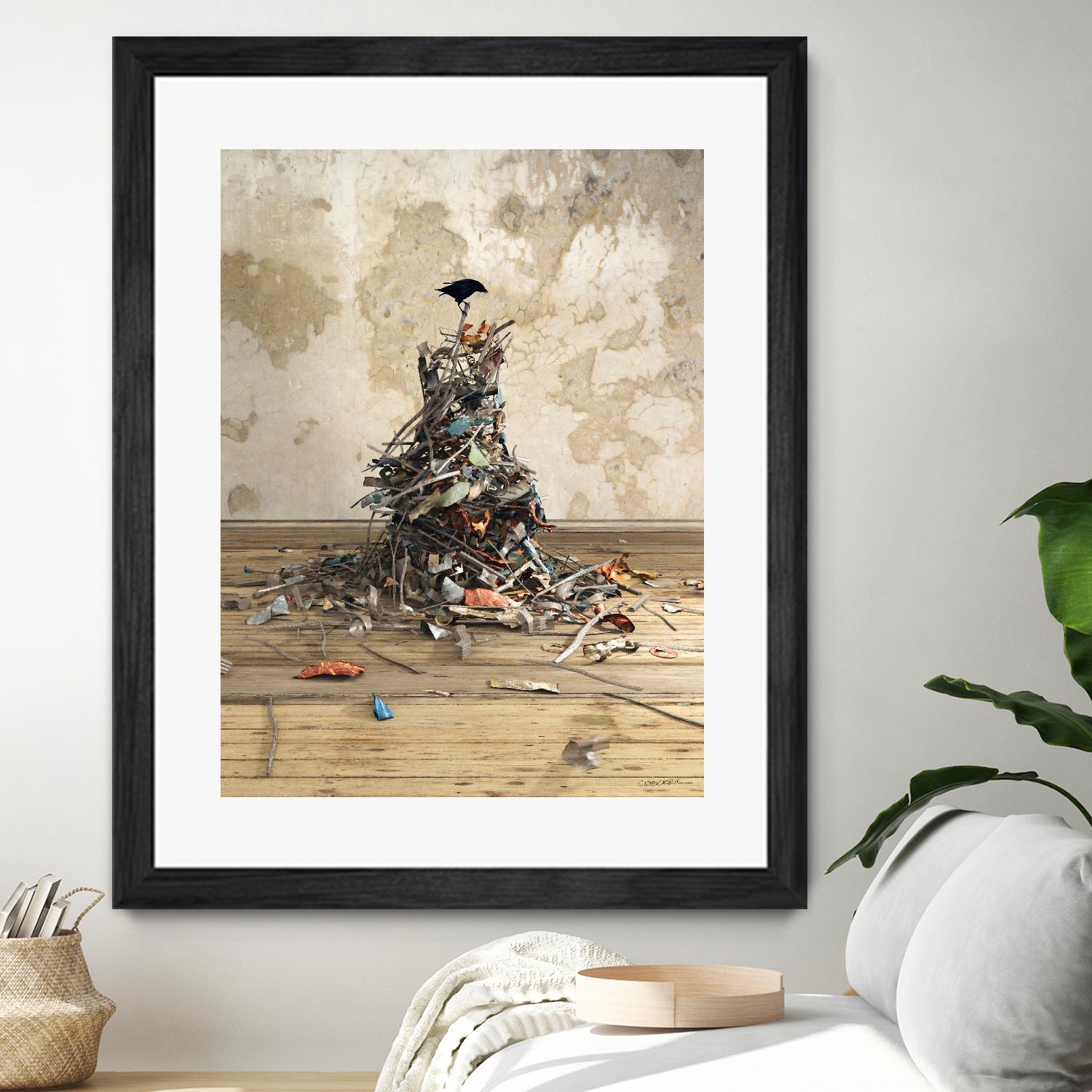 New Worth by Cynthia Decker on GIANT ART - multi contemporary, animals, urban/pop surrealism, birds