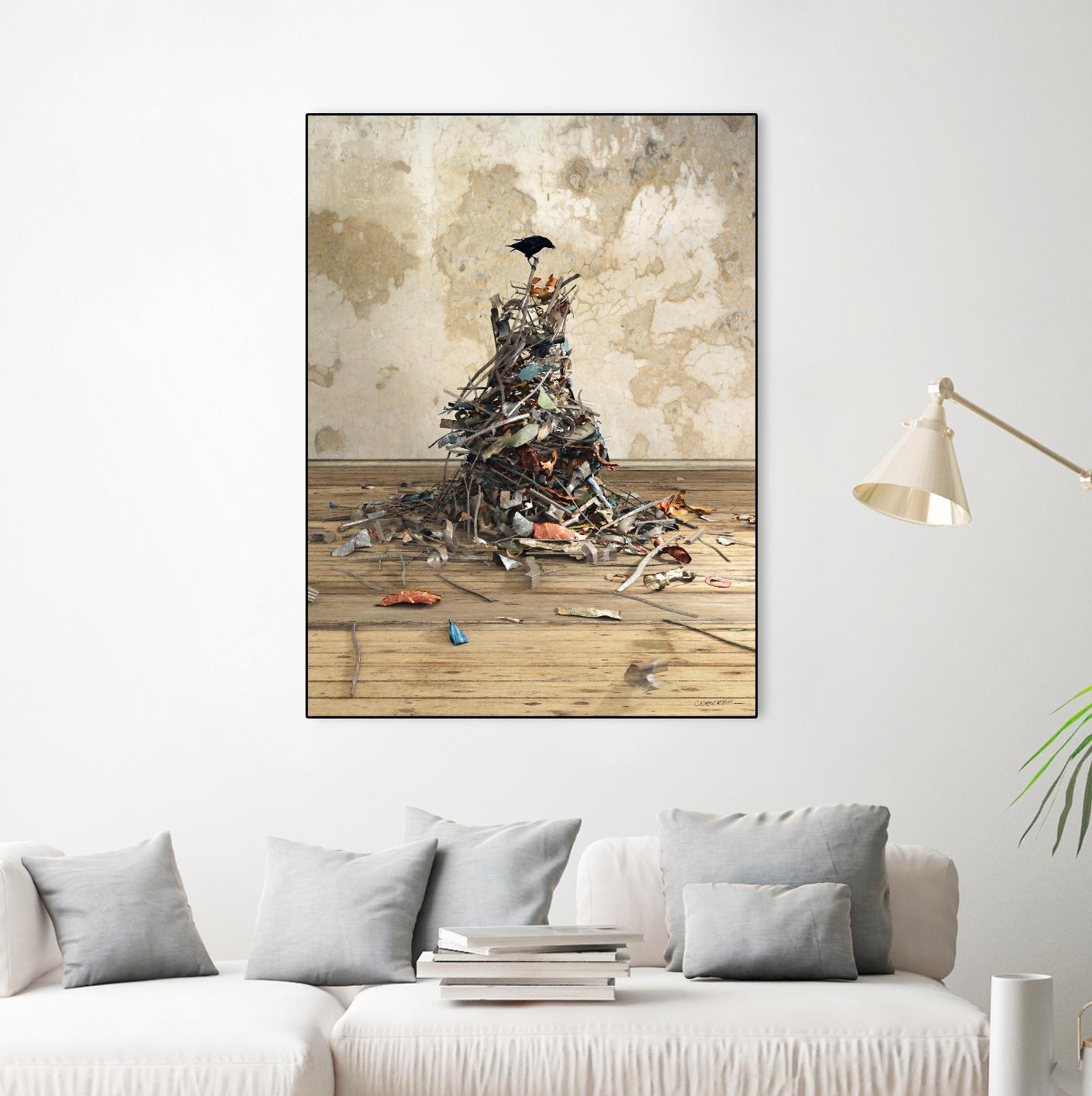 New Worth by Cynthia Decker on GIANT ART - multi contemporary, animals, urban/pop surrealism, birds