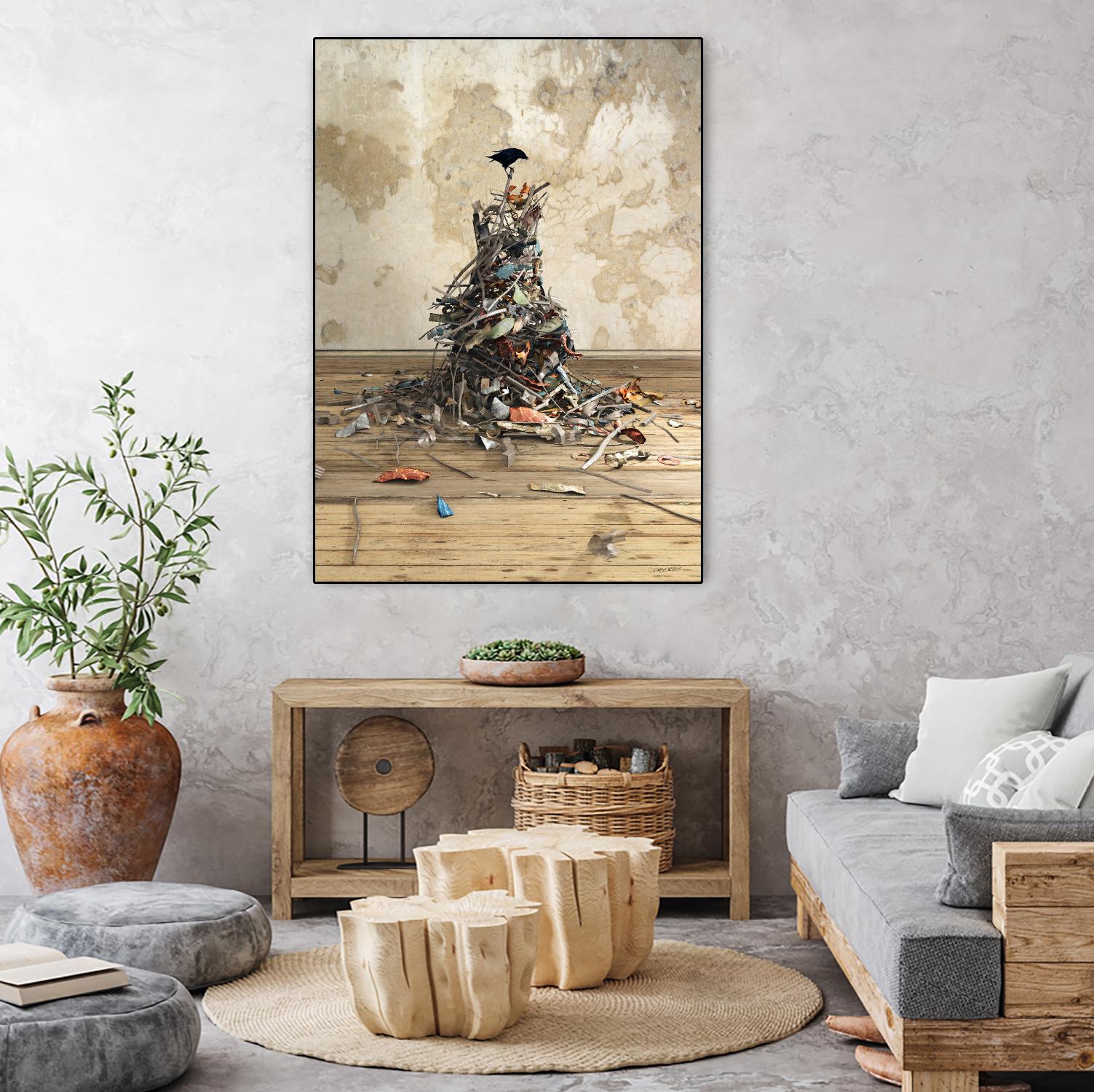 New Worth by Cynthia Decker on GIANT ART - multi contemporary, animals, urban/pop surrealism, birds