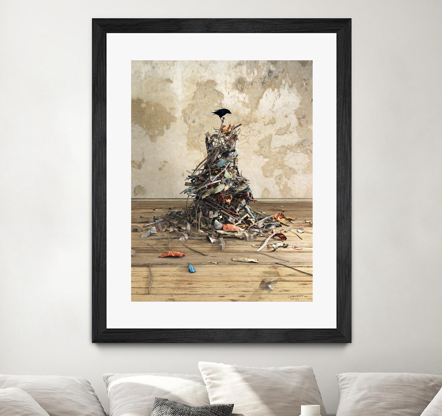 New Worth by Cynthia Decker on GIANT ART - multi contemporary, animals, urban/pop surrealism, birds