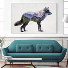 Rocky Mountain Grey Wolf by Davies Babies on GIANT ART - white animals