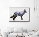 Rocky Mountain Grey Wolf by Davies Babies on GIANT ART - white animals