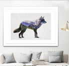 Rocky Mountain Grey Wolf by Davies Babies on GIANT ART - white animals
