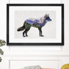 Rocky Mountain Grey Wolf by Davies Babies on GIANT ART - white animals