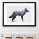 Rocky Mountain Grey Wolf by Davies Babies on GIANT ART - white animals