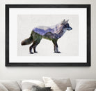 Rocky Mountain Grey Wolf by Davies Babies on GIANT ART - white animals