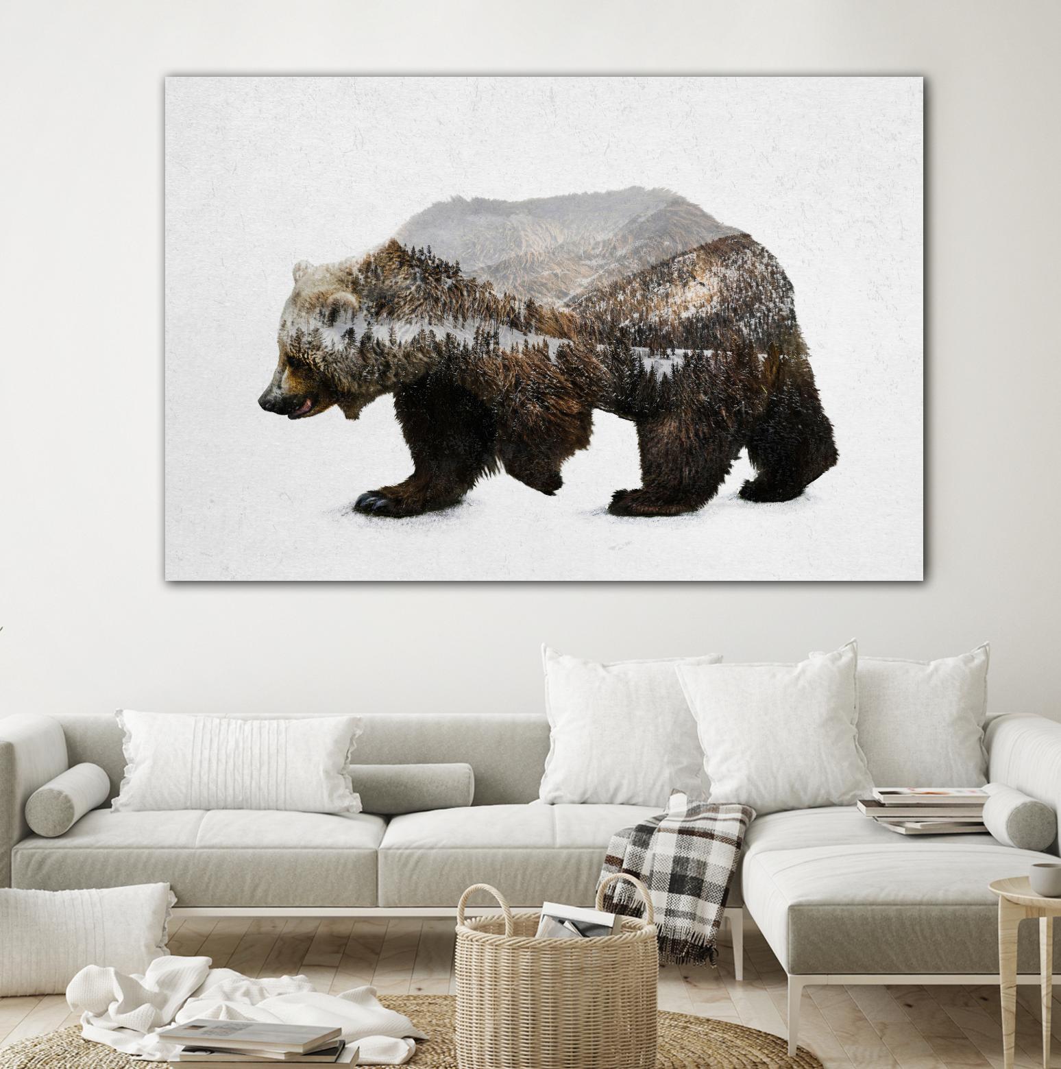 The Kodiak Brown Bear by Davies Babies on GIANT ART - white animals