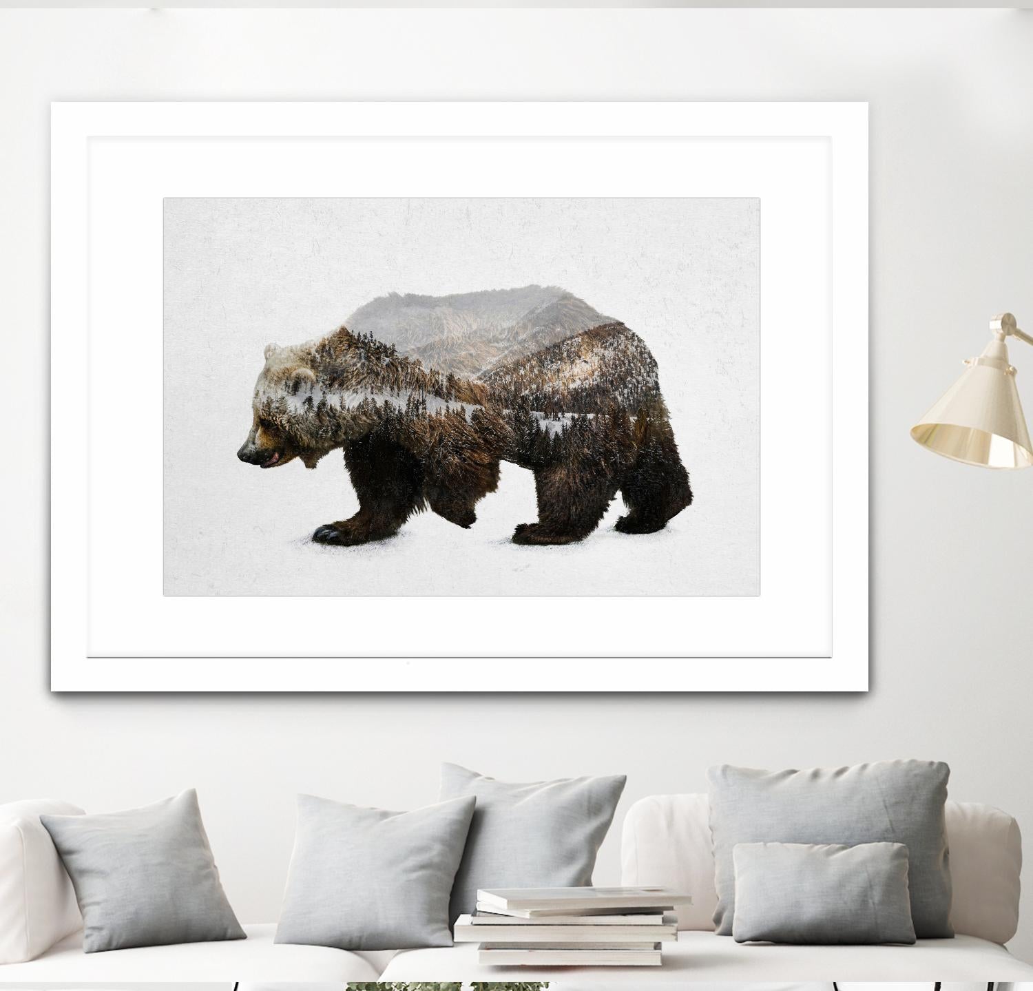 The Kodiak Brown Bear by Davies Babies on GIANT ART - white animals
