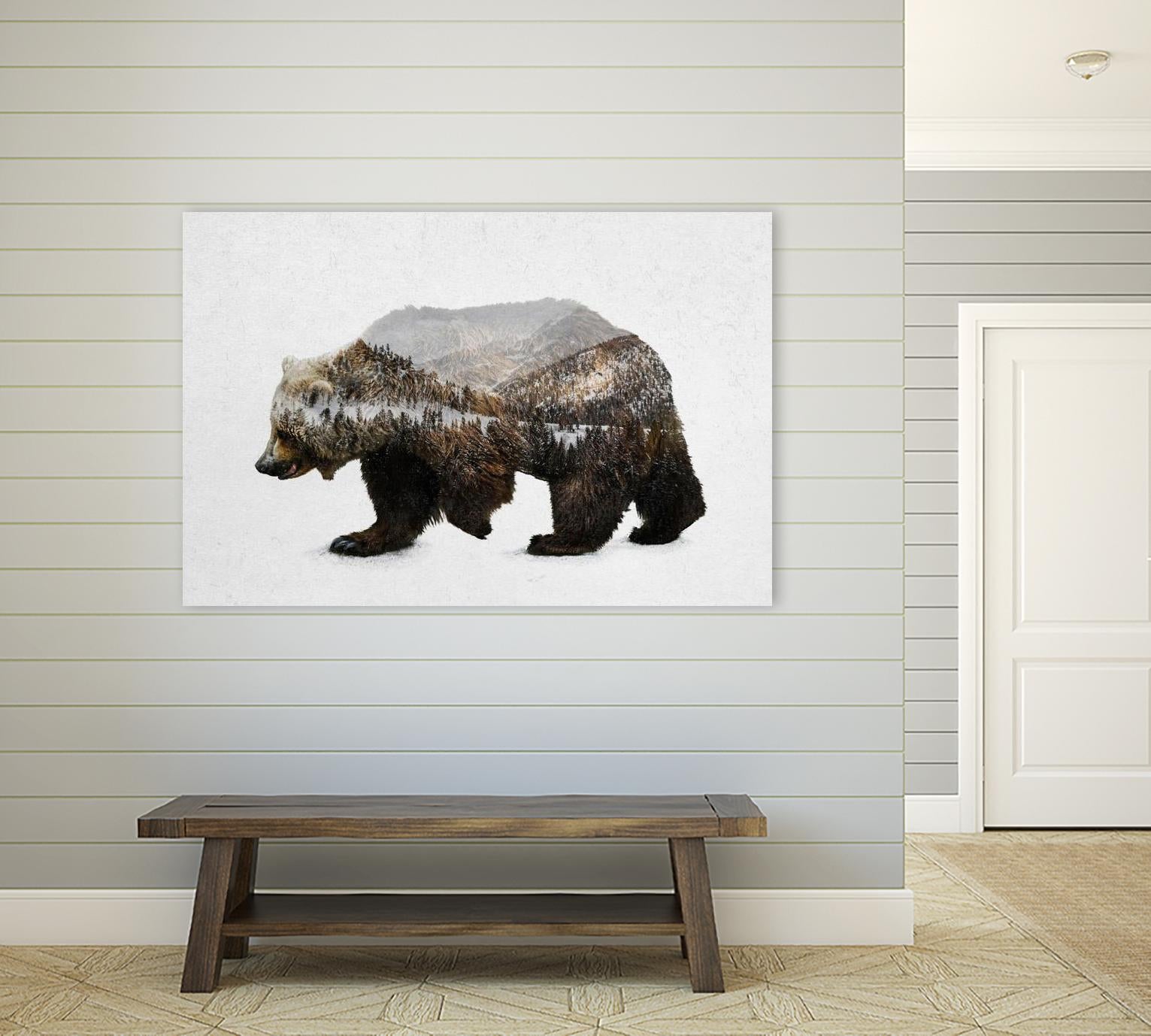 The Kodiak Brown Bear by Davies Babies on GIANT ART - white animals
