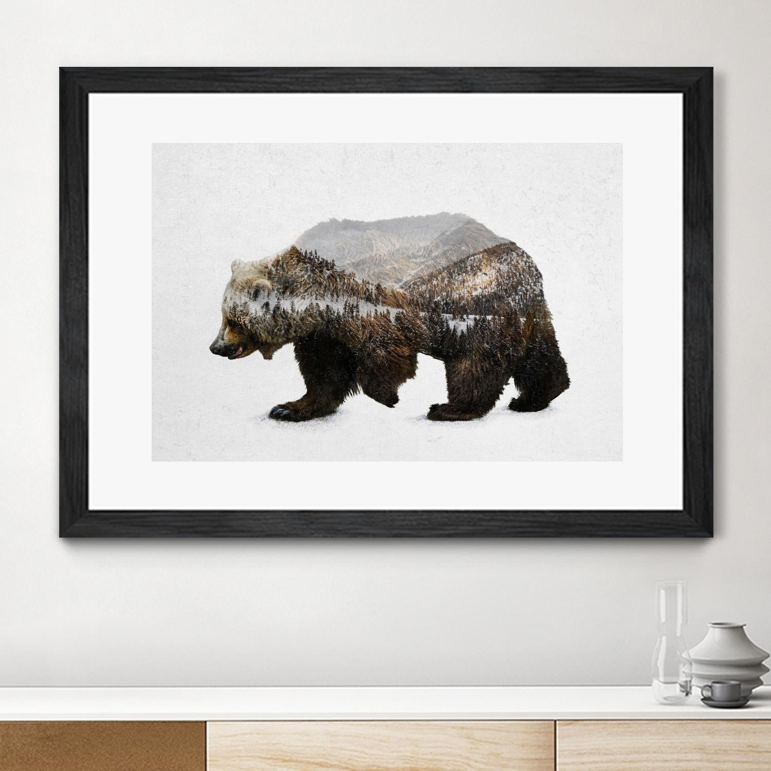 The Kodiak Brown Bear by Davies Babies on GIANT ART - white animals