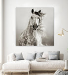 Caballo de Andaluz by Lisa Dearing on GIANT ART - grey animals