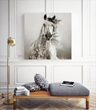 Caballo de Andaluz by Lisa Dearing on GIANT ART - grey animals