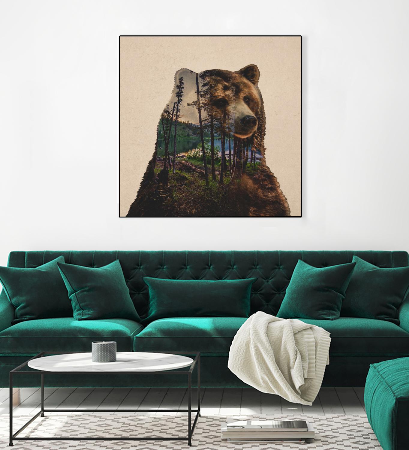 Bear Lake by Davies Babies on GIANT ART - multicolor animals; contemporary