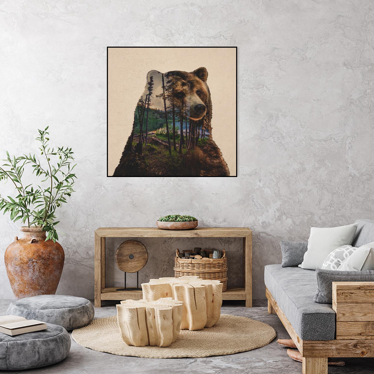 Bear Lake by Davies Babies on GIANT ART - multicolor animals; contemporary