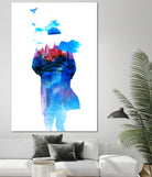 Get Away From Town by Robert Farkas on GIANT ART - white contemporary