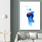 Get Away From Town by Robert Farkas on GIANT ART - white contemporary