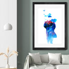 Get Away From Town by Robert Farkas on GIANT ART - white contemporary