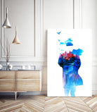 Get Away From Town by Robert Farkas on GIANT ART - white contemporary