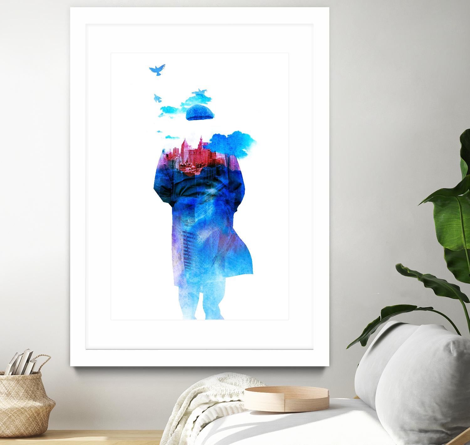 Get Away From Town by Robert Farkas on GIANT ART - white contemporary