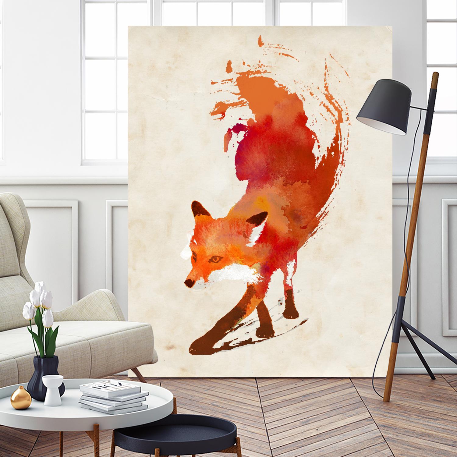 Vulpes Vulpes by Robert Farkas on GIANT ART - beige animals