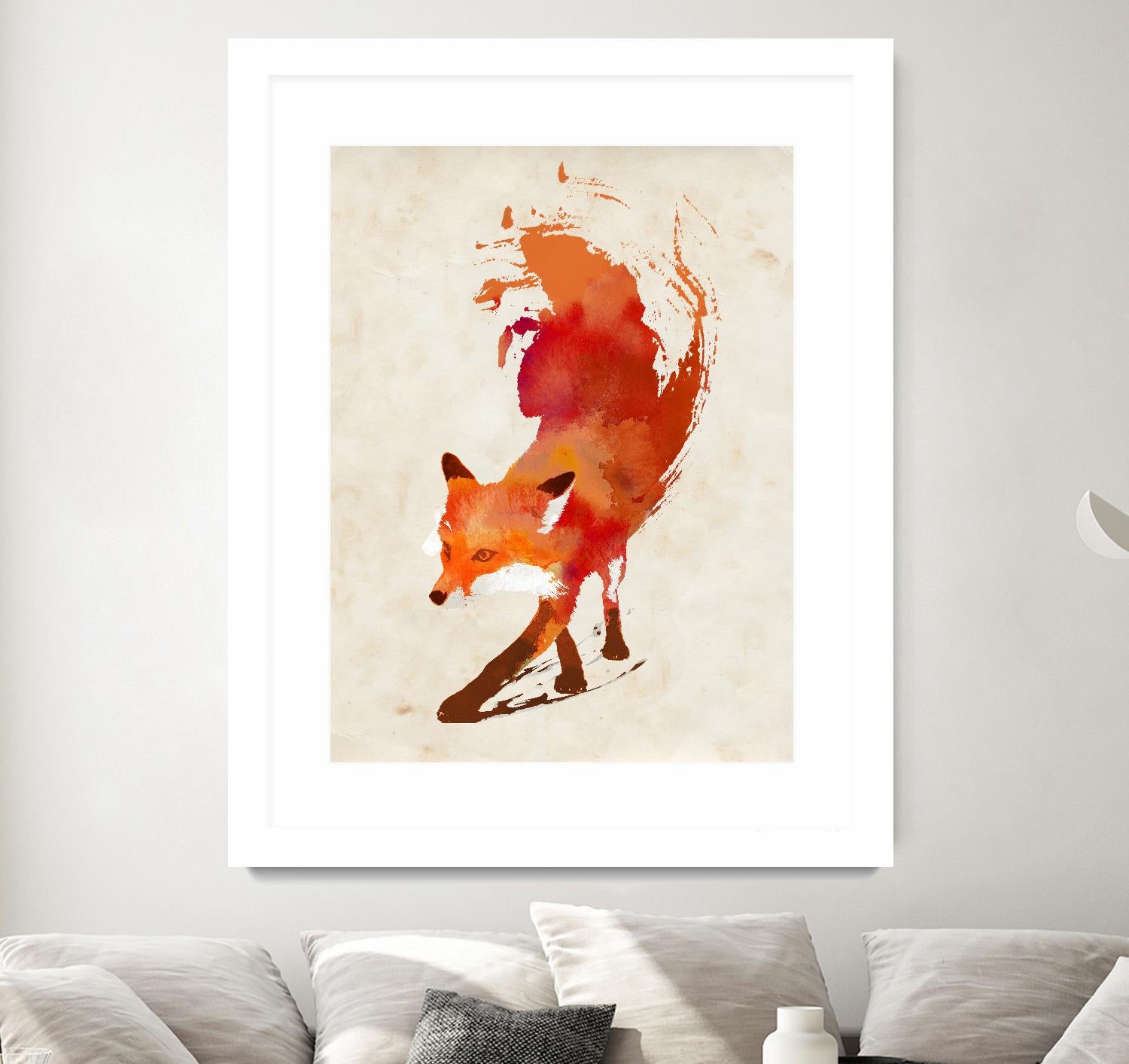 Vulpes Vulpes by Robert Farkas on GIANT ART - beige animals