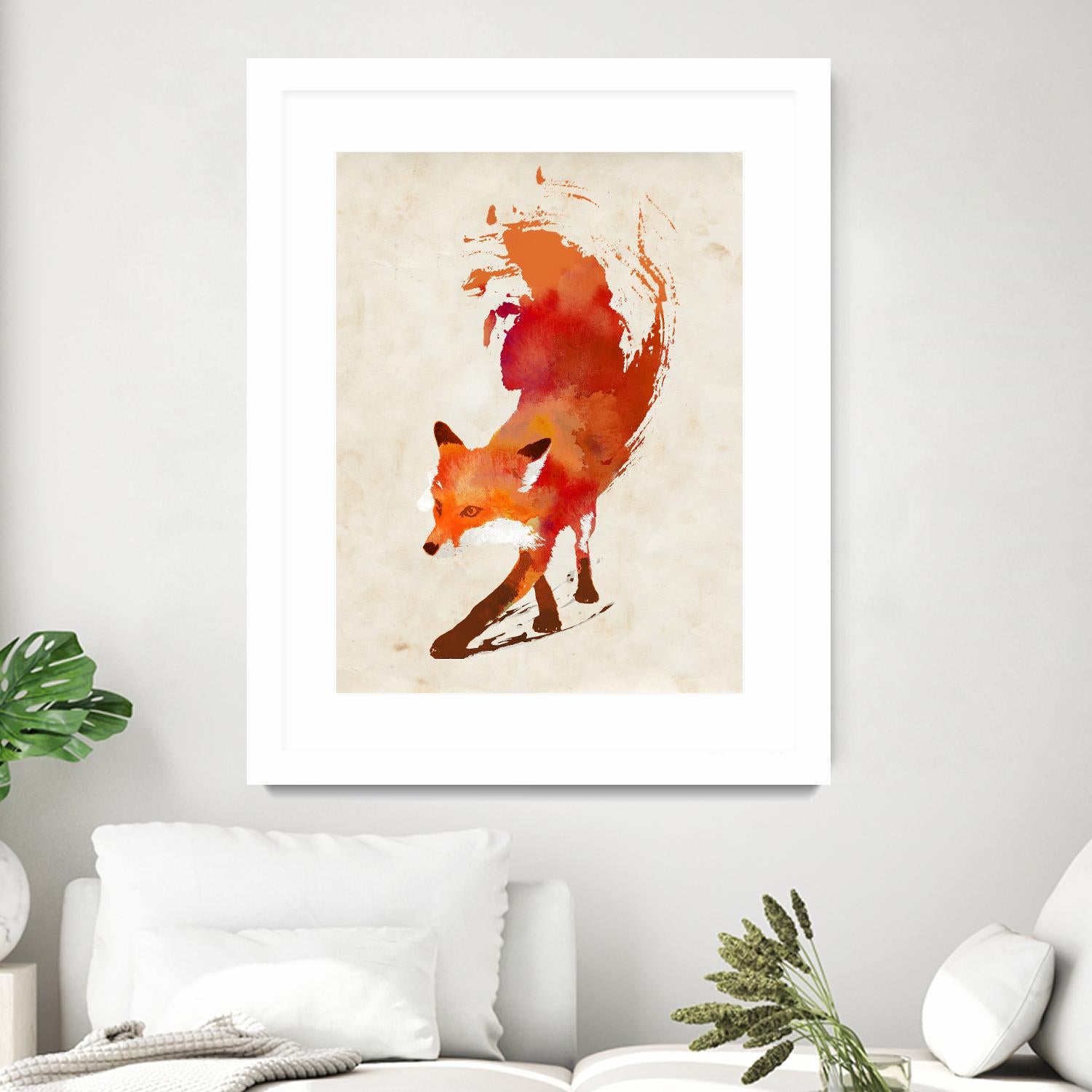 Vulpes Vulpes by Robert Farkas on GIANT ART - beige animals