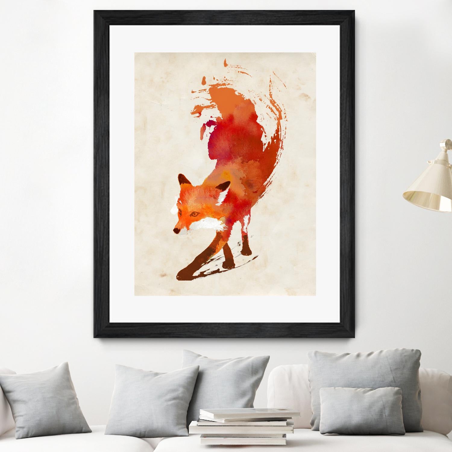 Vulpes Vulpes by Robert Farkas on GIANT ART - beige animals