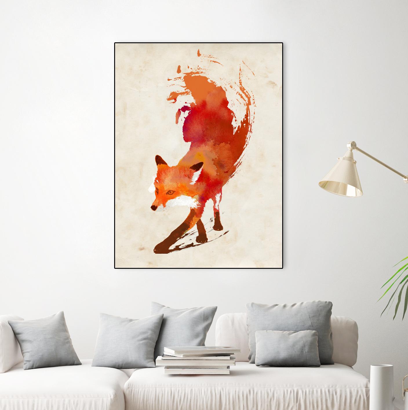 Vulpes Vulpes by Robert Farkas on GIANT ART - beige animals