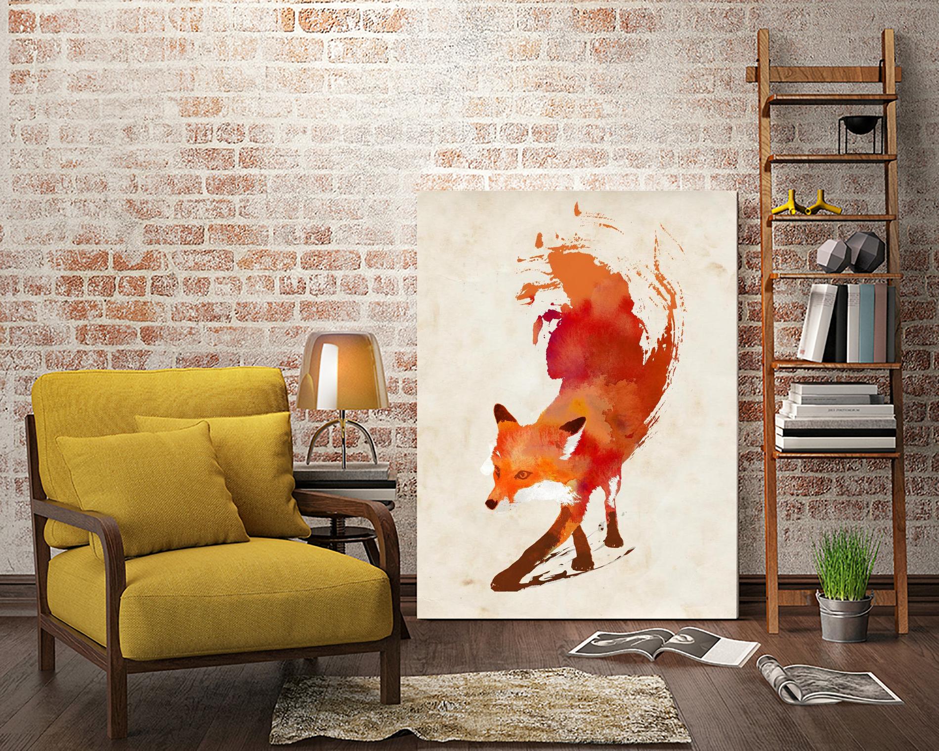 Vulpes Vulpes by Robert Farkas on GIANT ART - beige animals