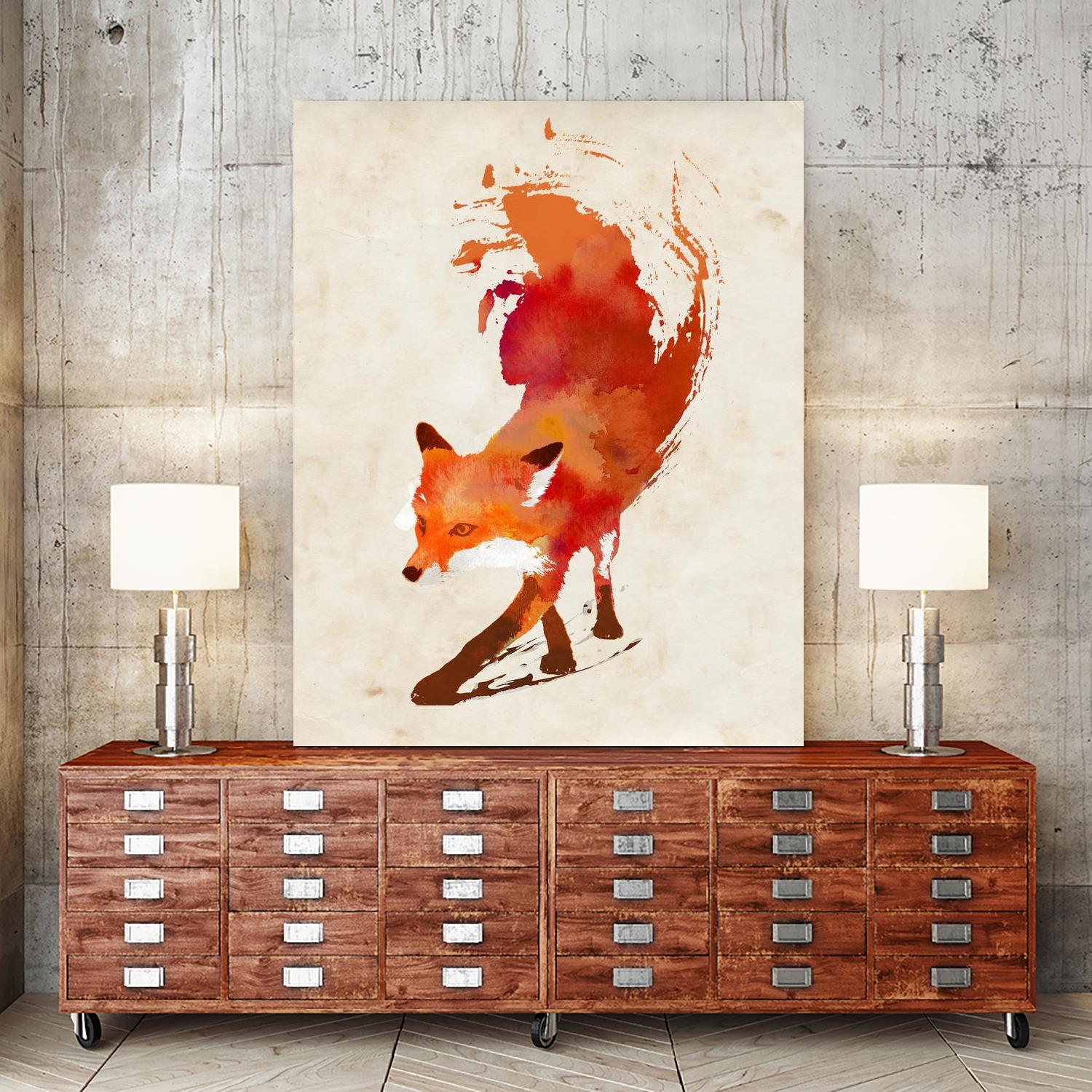 Vulpes Vulpes by Robert Farkas on GIANT ART - beige animals