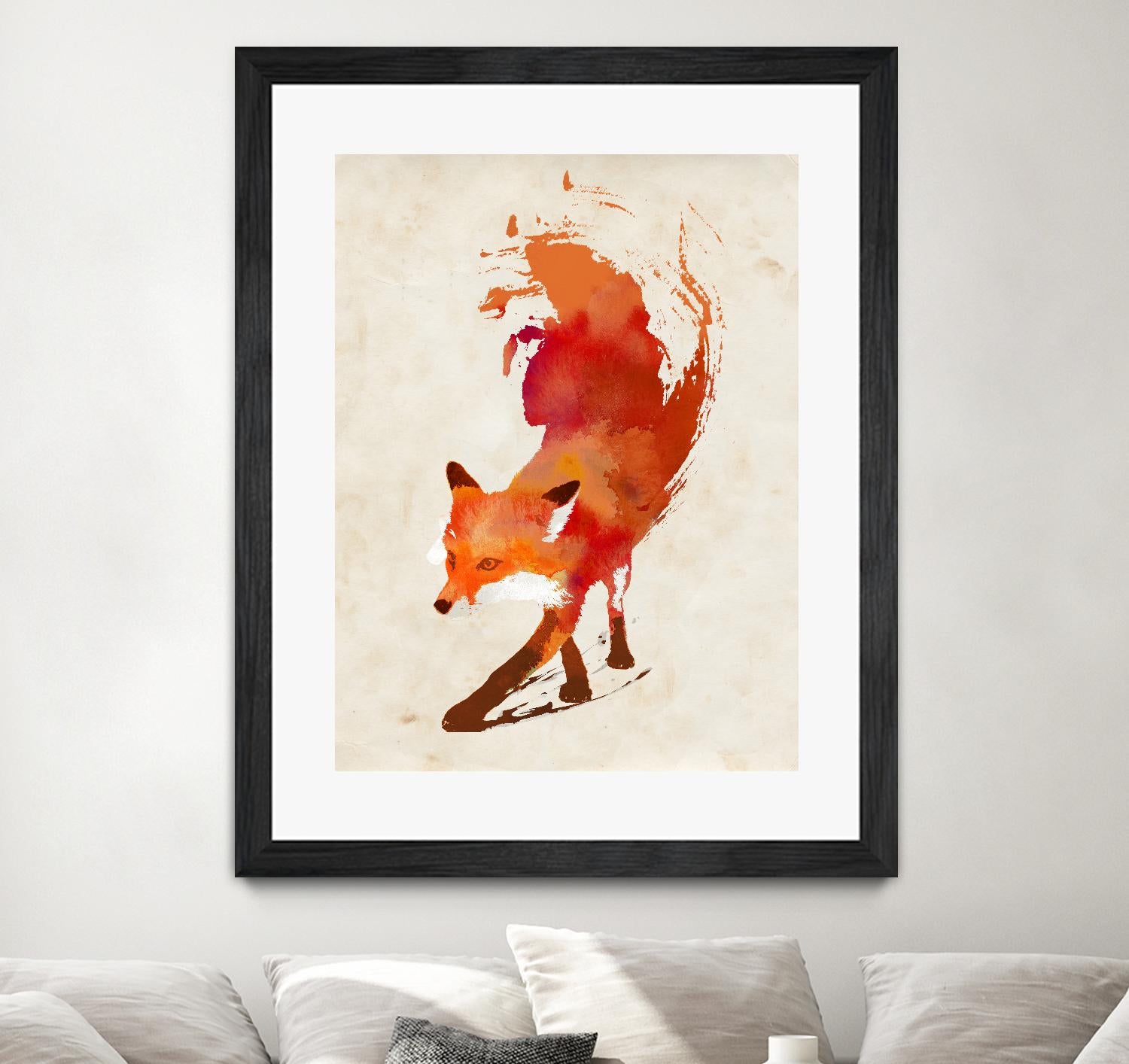 Vulpes Vulpes by Robert Farkas on GIANT ART - beige animals