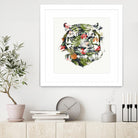 Tropical Tiger by Robert Farkas on GIANT ART - green animals