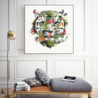 Tropical Tiger by Robert Farkas on GIANT ART - green animals