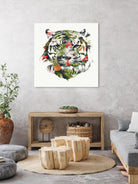 Tropical Tiger by Robert Farkas on GIANT ART - green animals